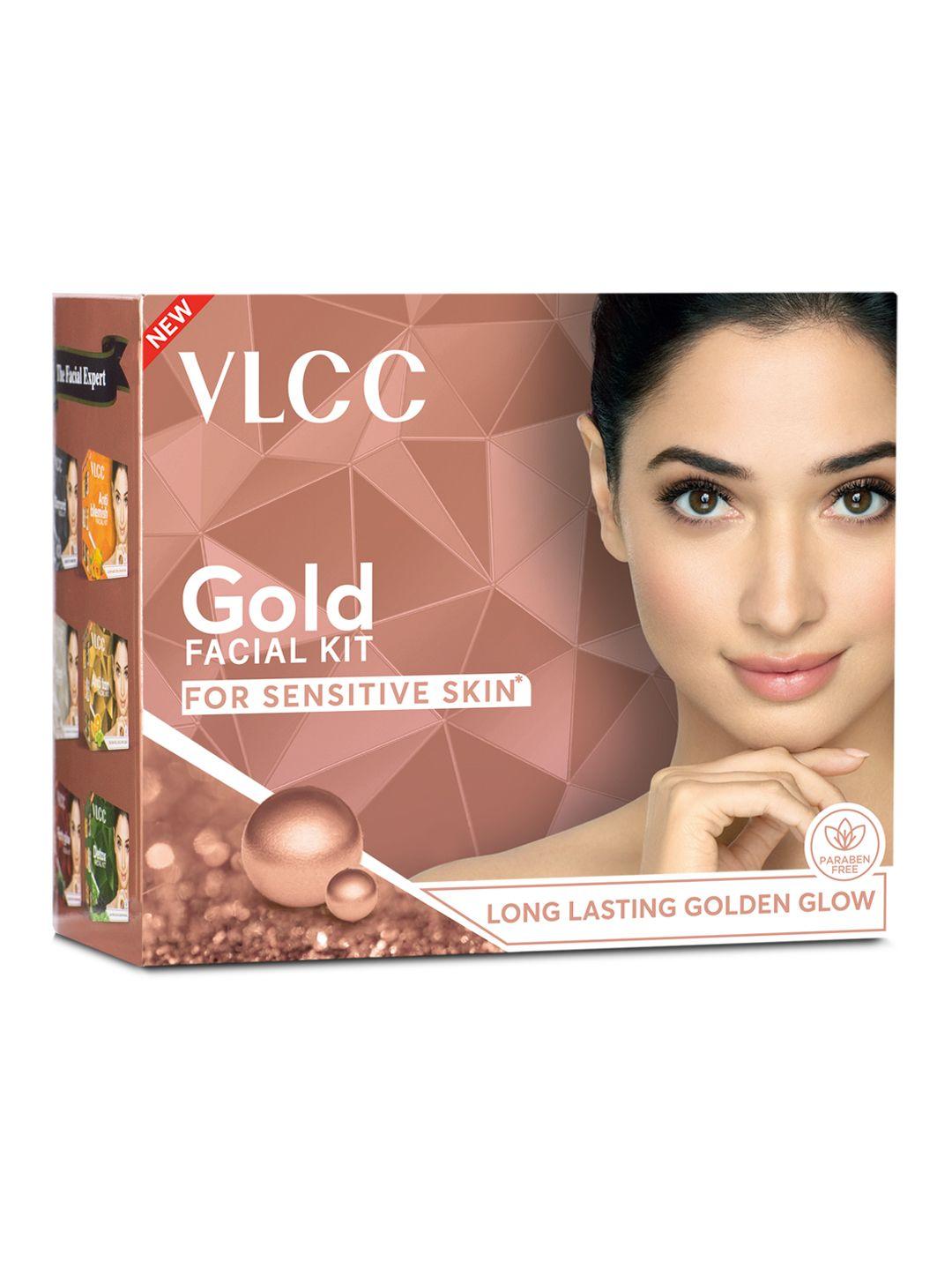 vlcc gold facial kit for sensitive skin - 10 g each