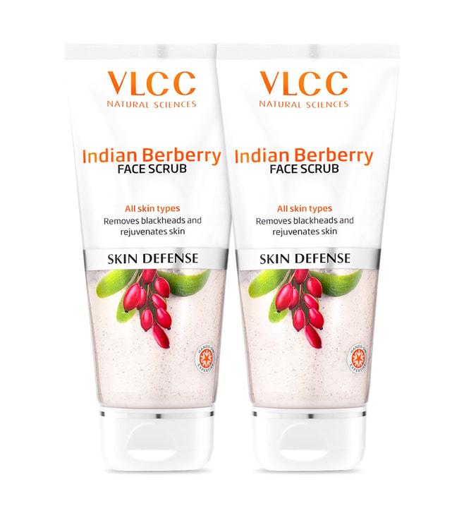 vlcc indian berberry face scrub - pack of 2