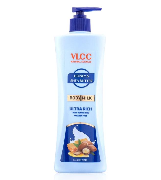 vlcc natural science honey and shea butter body milk - 400 ml