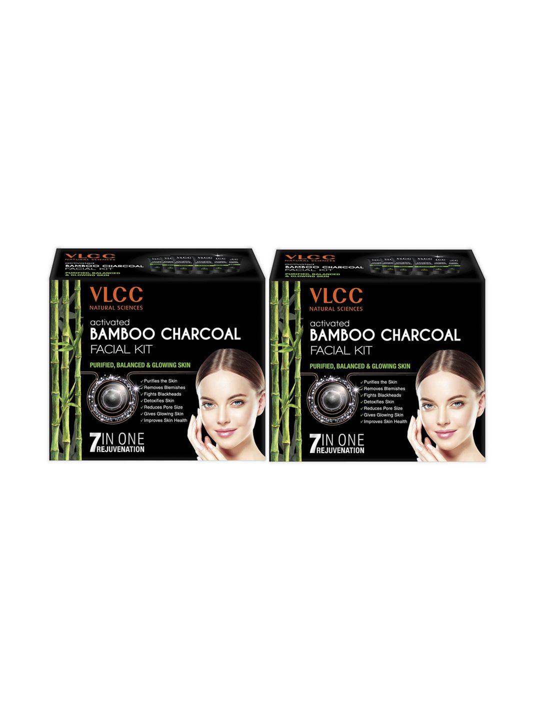 vlcc pack of 2 activated bamboo charcoal facial kit