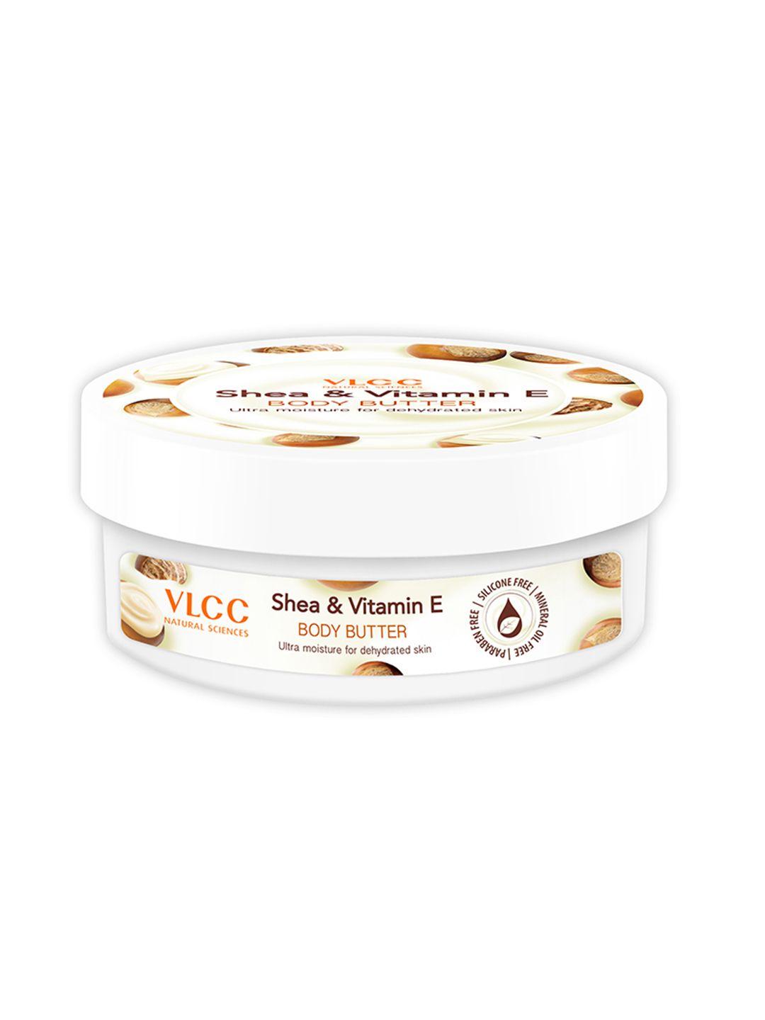 vlcc paraben free & silicone free body butter with shea & vitamin e - 200 g