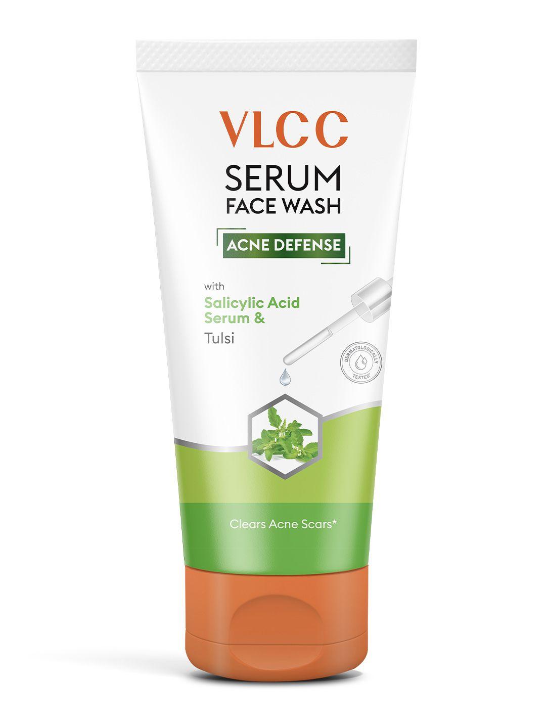 vlcc acne defense serum face wash with salicylic acid - 100ml