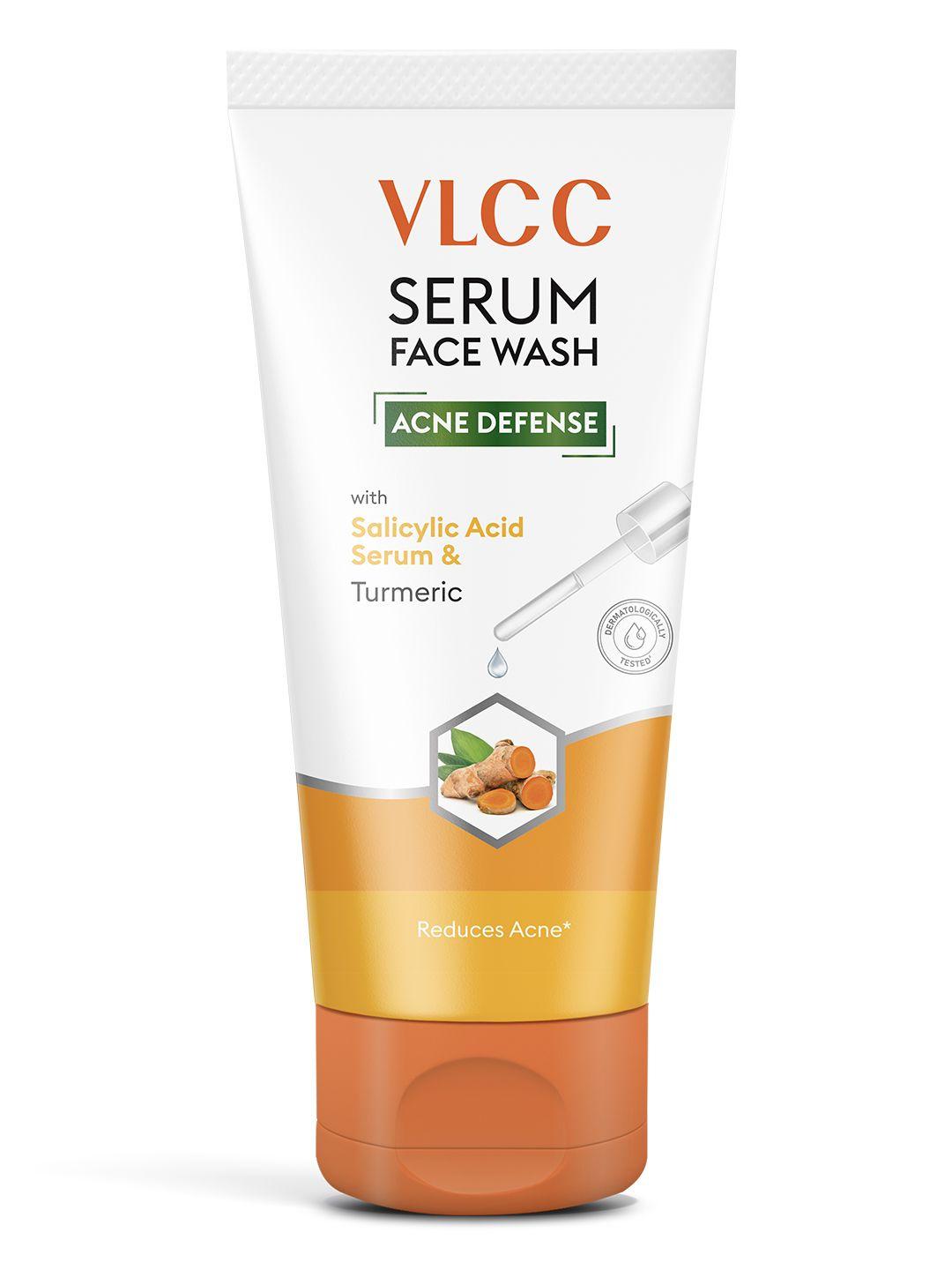 vlcc acne defense serum face wash with salicylic acid 100ml