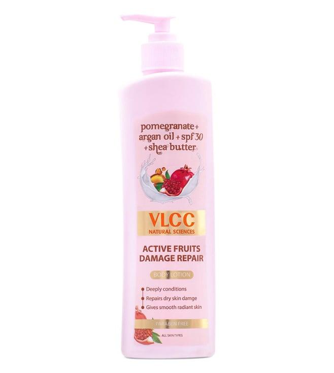 vlcc active fruits damage repair body lotion spf 30 - 400 ml