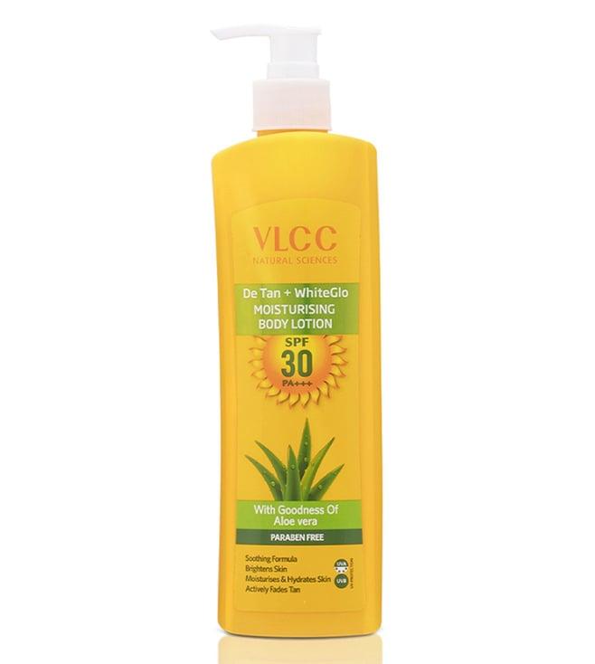 vlcc detan + whiteglo moisturising body lotion spf 30 pa+++ - 350 ml