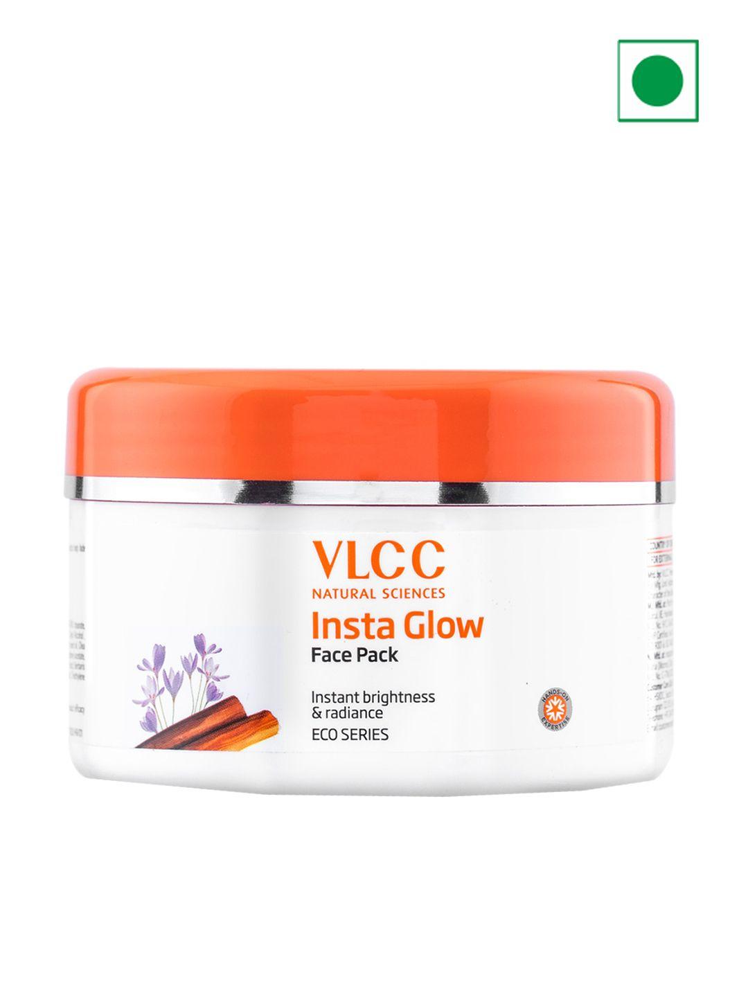 vlcc eco series insta glow face pack - 200g