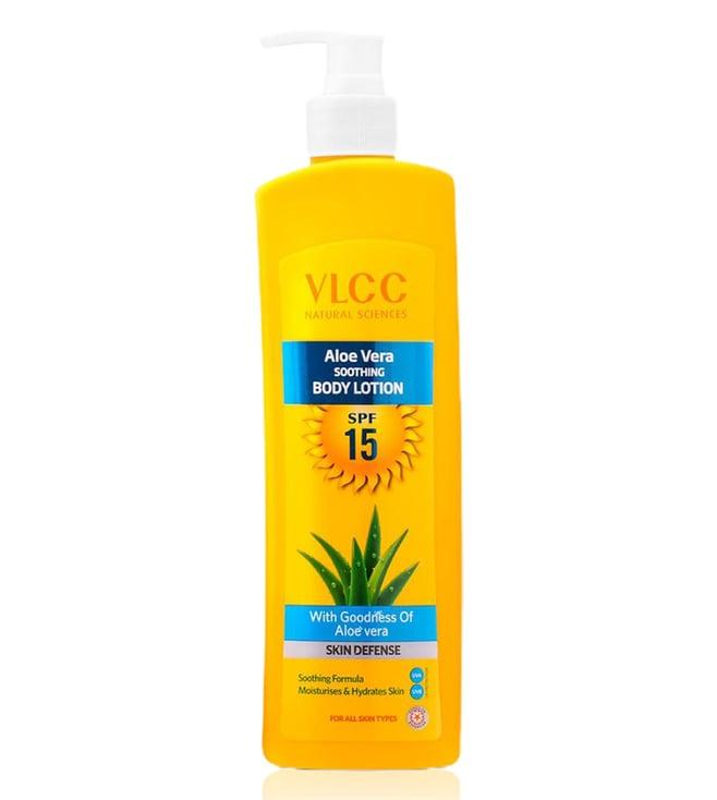 vlcc natural science aloe vera soothing body lotion spf 15 - 350 ml