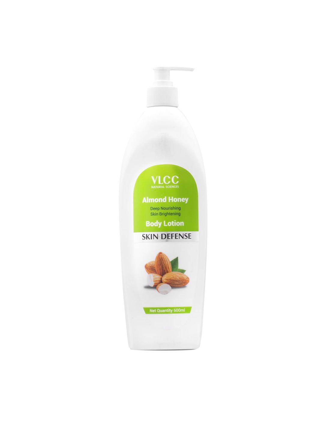 vlcc skin defense almond honey deep nourishing & skin brightening body lotion - 600 ml