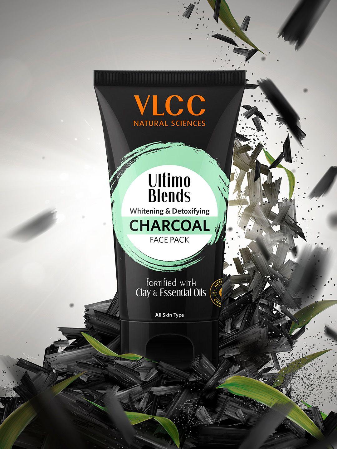 vlcc ultimo blends charcoal face pack 100 g