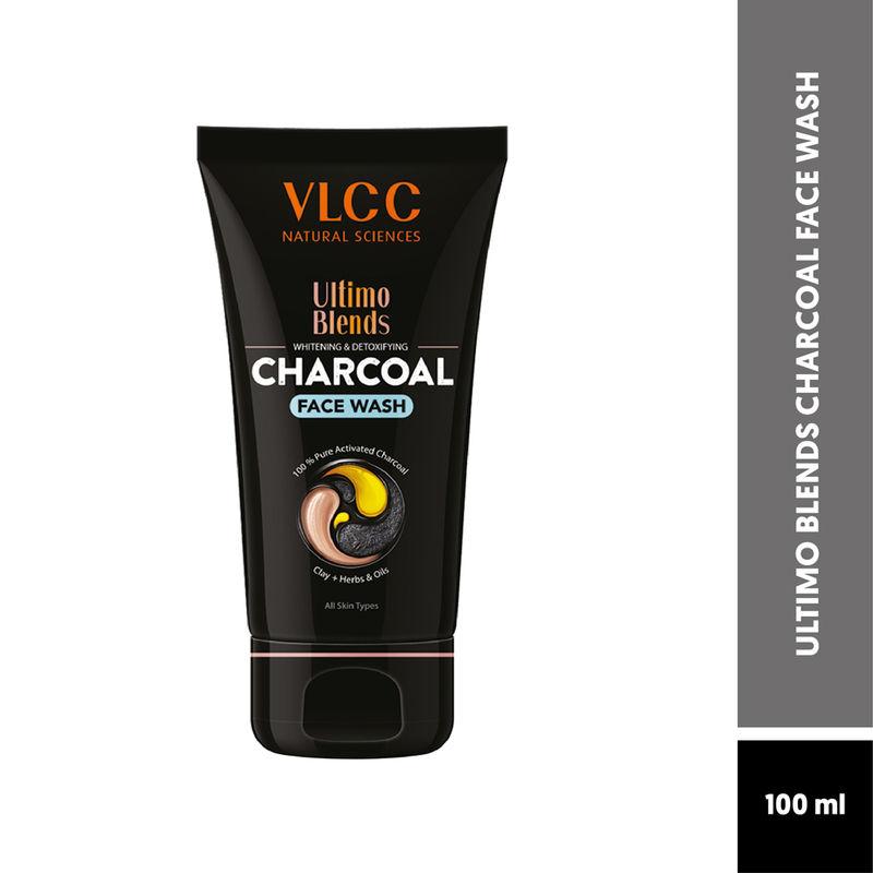 vlcc ultimo blends charcoal face wash for whitening & detoxifying