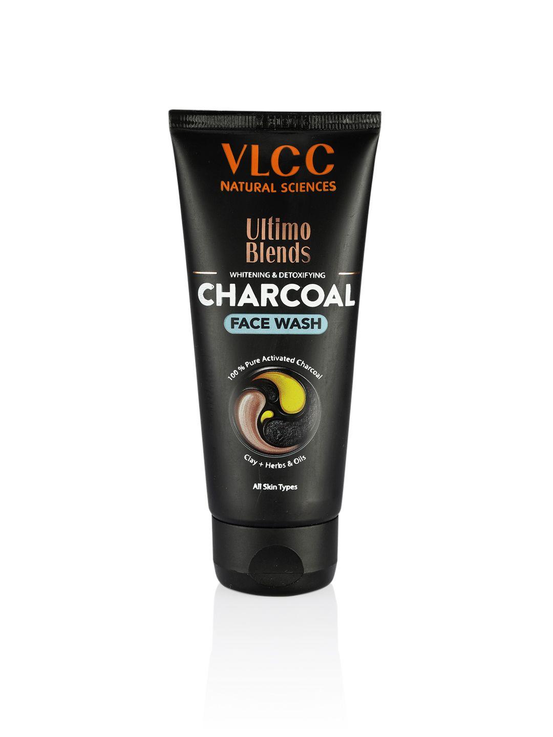 vlcc unisex ultimo blends whitening & detoxifying charcoal face wash 100 ml