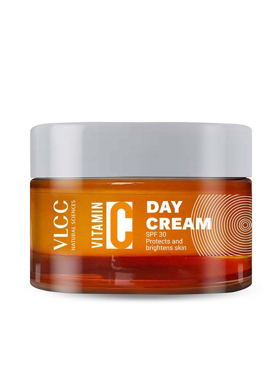 vlcc vitamin c spf 30 day cream to protect & brighten skin with green tea extract - 50 g