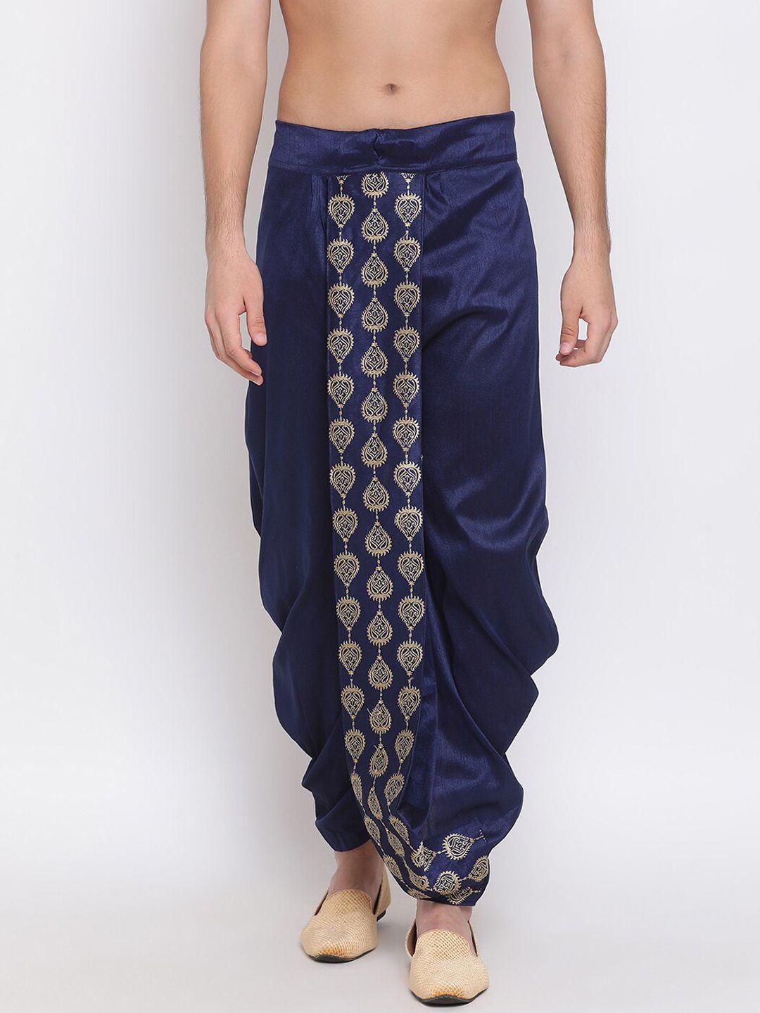 vm by vastramay mid-rise relaxed-fit cowl dhoti pant