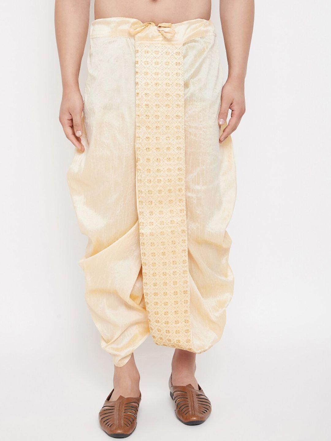 vm by vastramay mid-rise relaxed-fit cowl dhoti pant