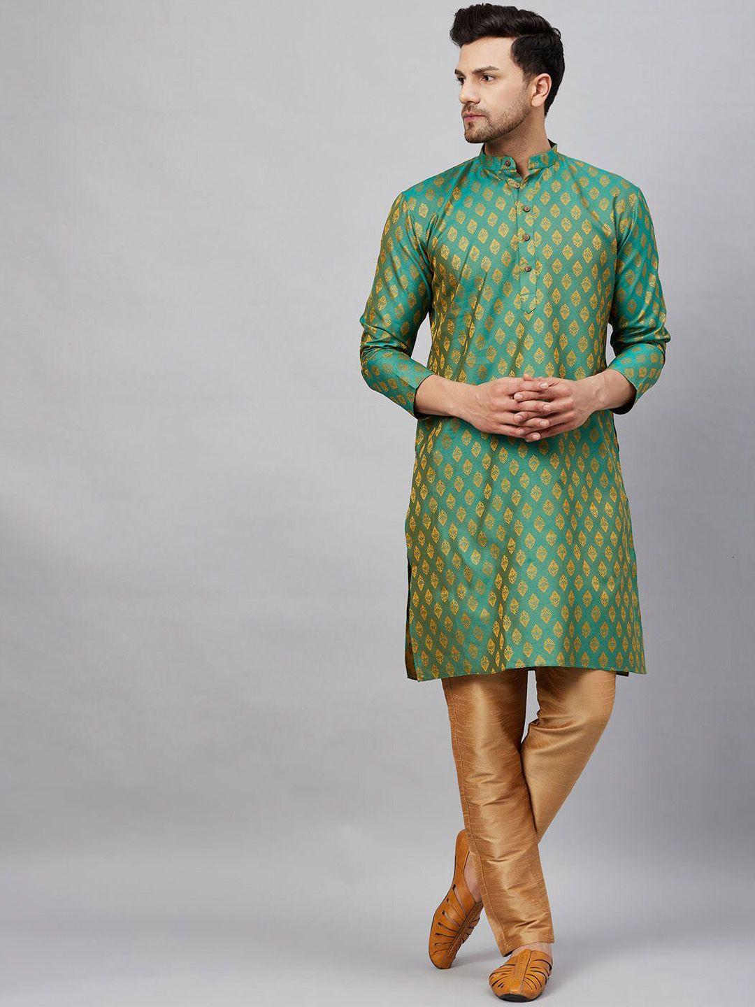 vm ethnic motifs regular kurta with trousers