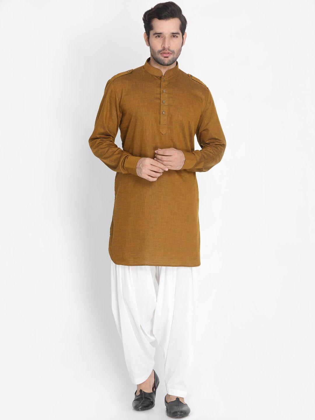 vm mandarin collar pathani kurta with patiala