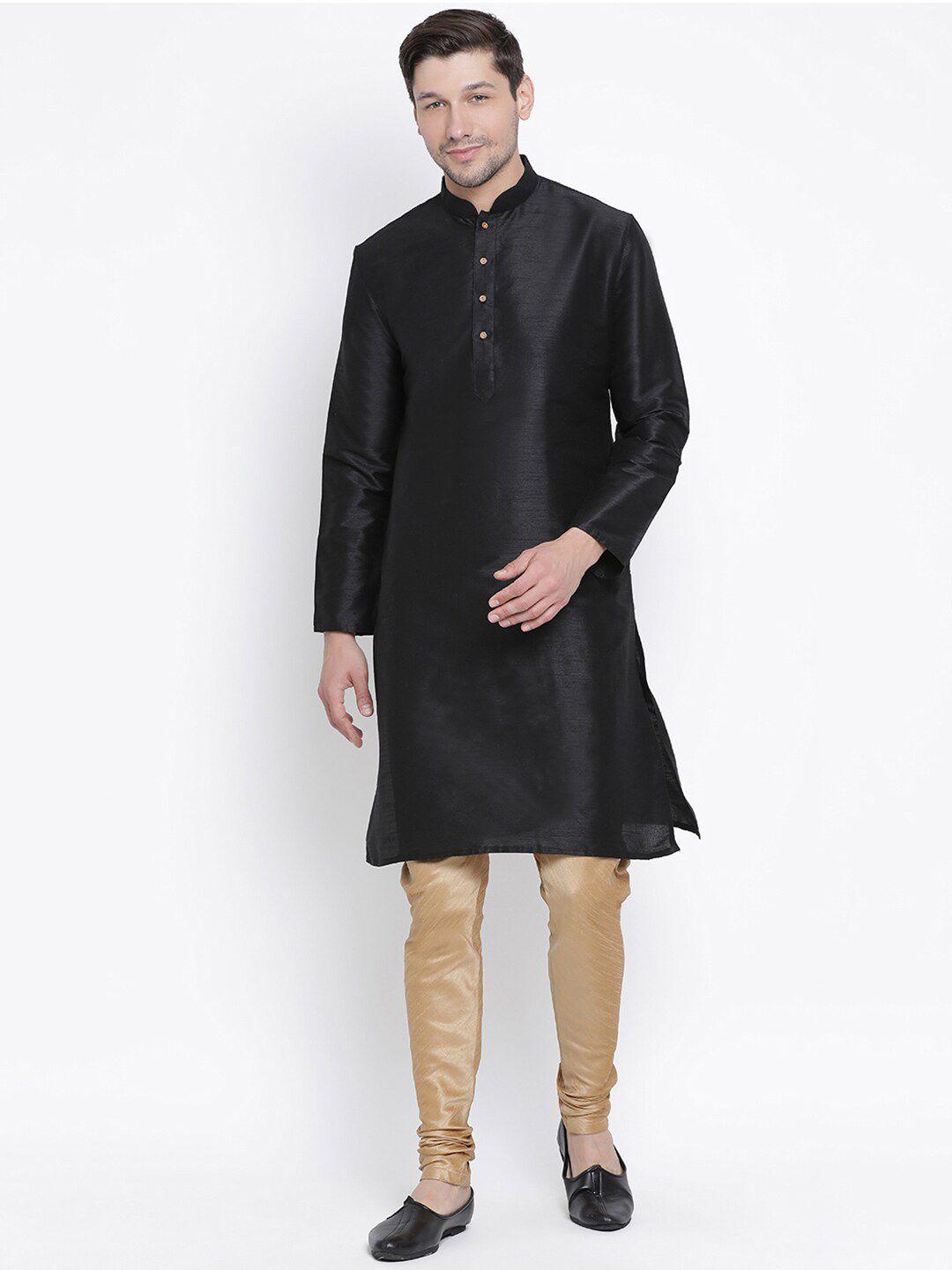 vm mandarin collar straight kurta with churidar