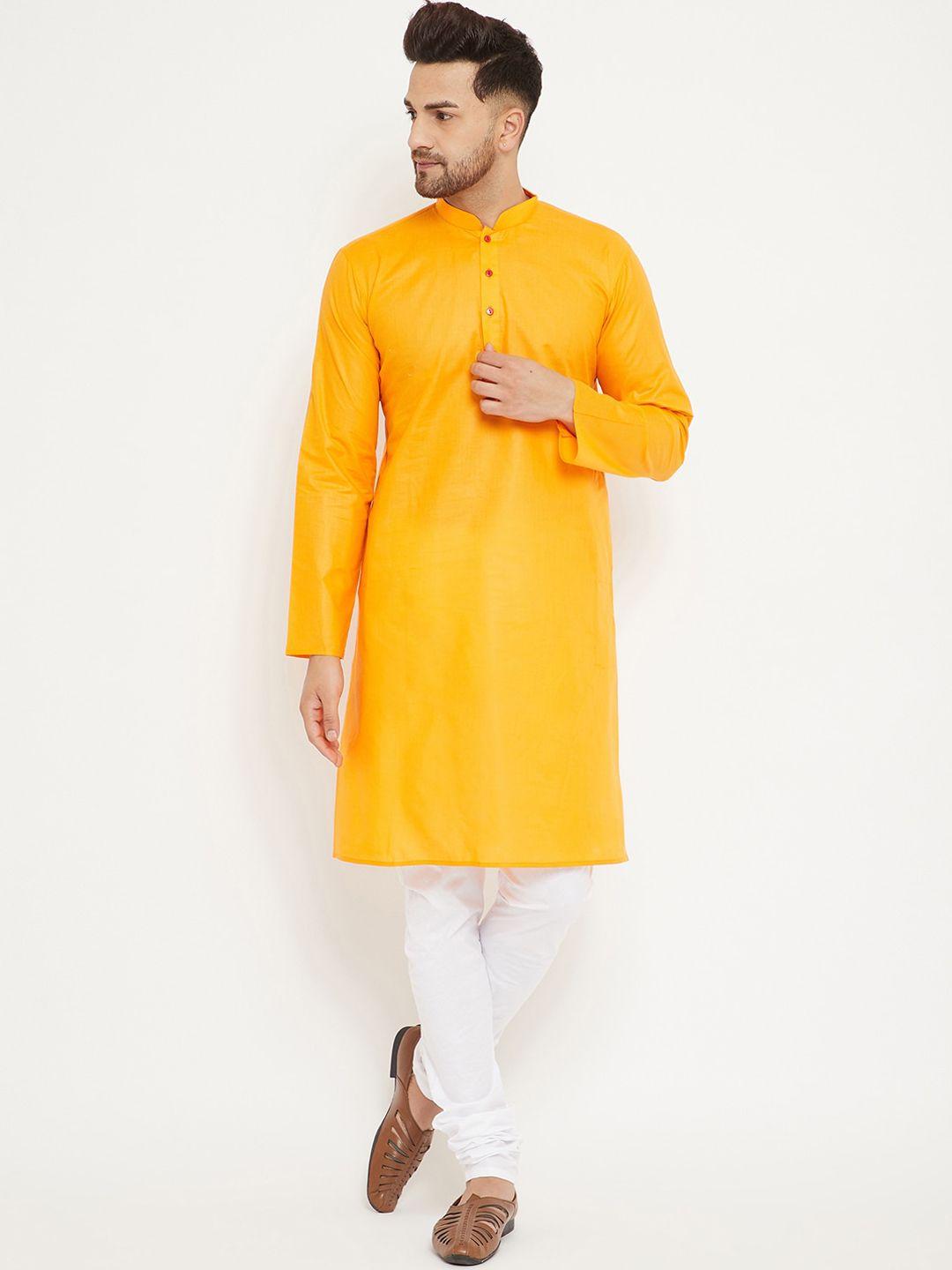 vm men mandarin collar straight kurta with churidar