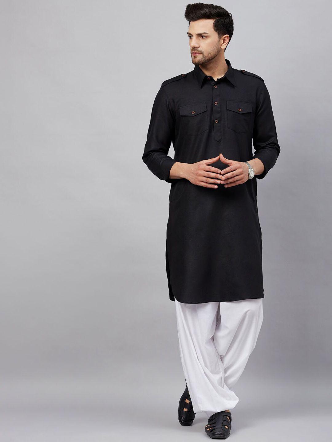 vm shirt collar pathani kurta with patiala