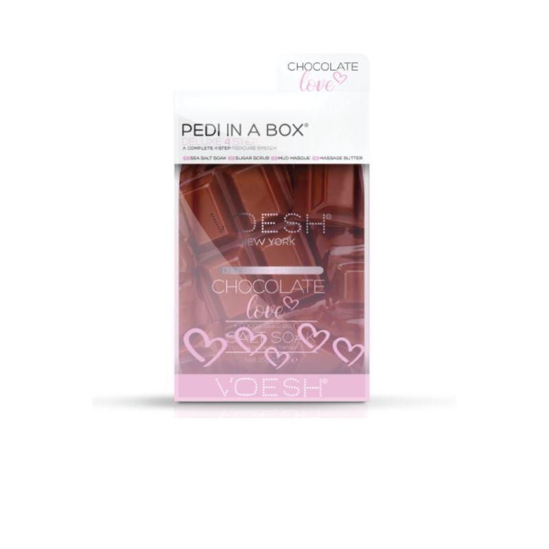 voesh deluxe pedicure in a box (4 step) - chocolate love