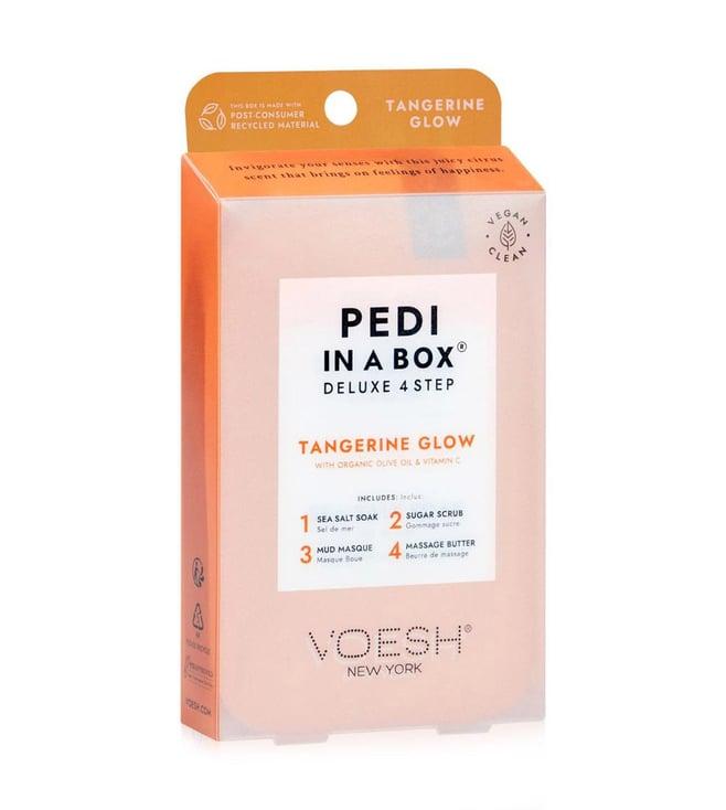 voesh deluxe pedicure in a box 4 step tangerine twist - 35 gm