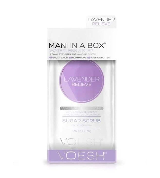 voesh waterless manicure in a box 3 step lavender - 10 gm
