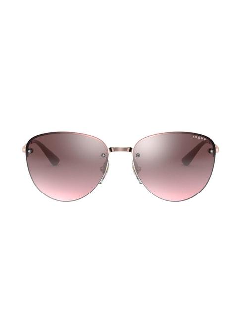 vogue eyewear 0vo4156s pink gradient pilot sunglasses - 55 mm