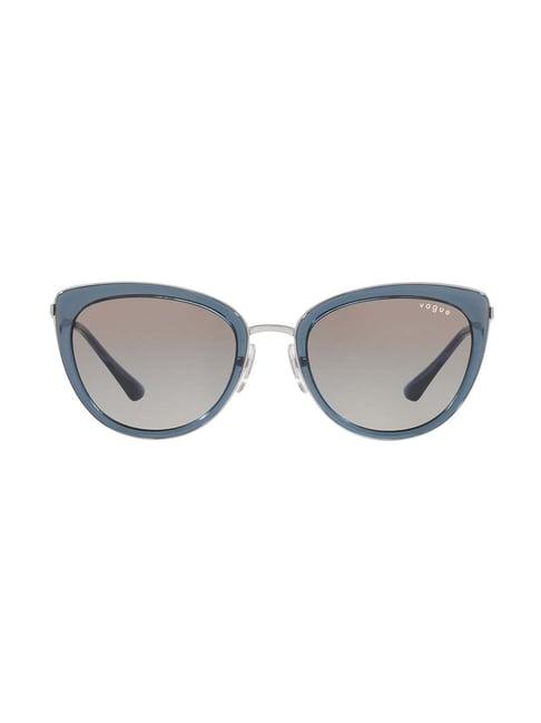 vogue eyewear 0vo4101si grey butterfly sunglasses - 55 mm