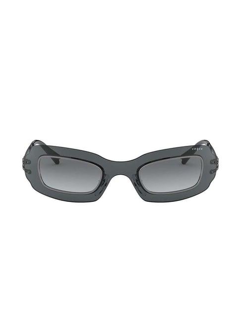 vogue eyewear 0vo4169s548/1133 light grey rectangular sunglasses - 33 mm