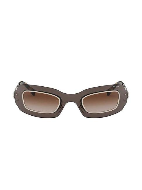 vogue eyewear 0vo4169s848/1333 light brown rectangular sunglasses - 33 mm
