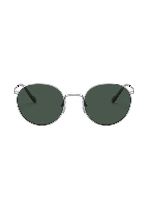 vogue eyewear 0vo4182s323/7151 bottle green round sunglasses - 51 mm