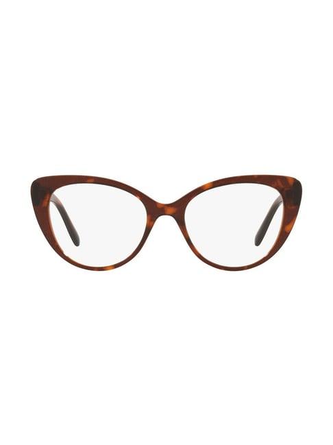 vogue eyewear brown butterfly eye frames for women