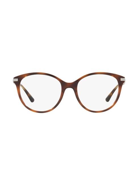 vogue eyewear brown oval eye frames for women