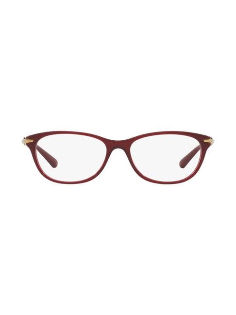 vogue eyewear maroon cat eye eye frames for women