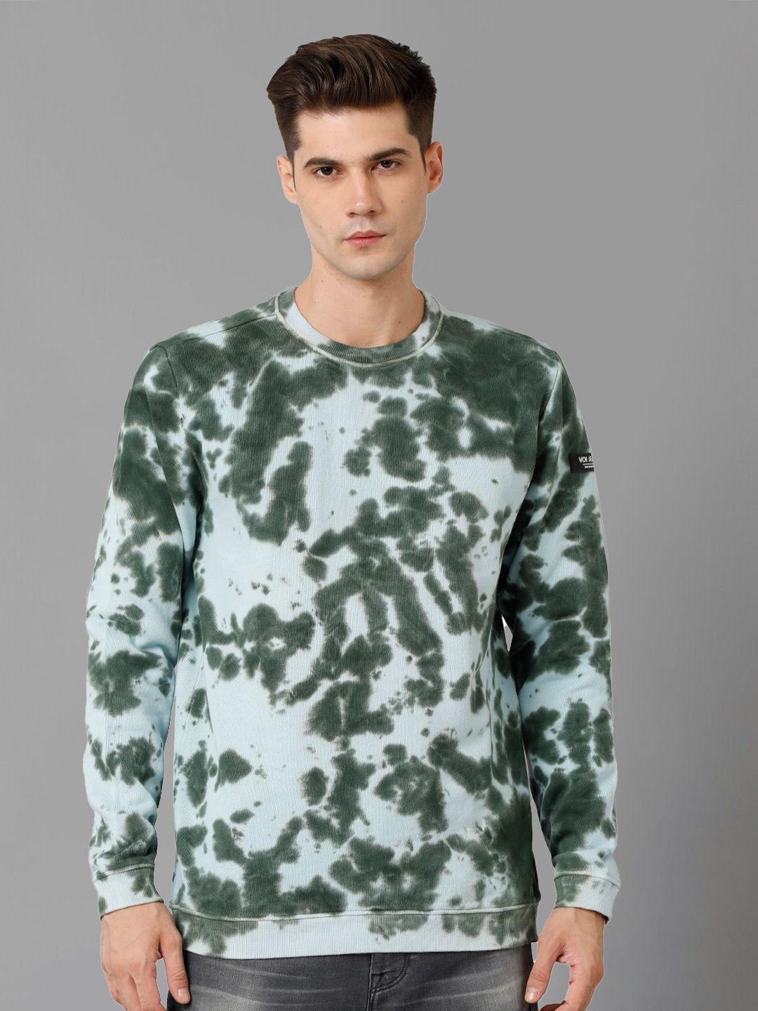 voi jeans abstract printed cotton sweatshirt