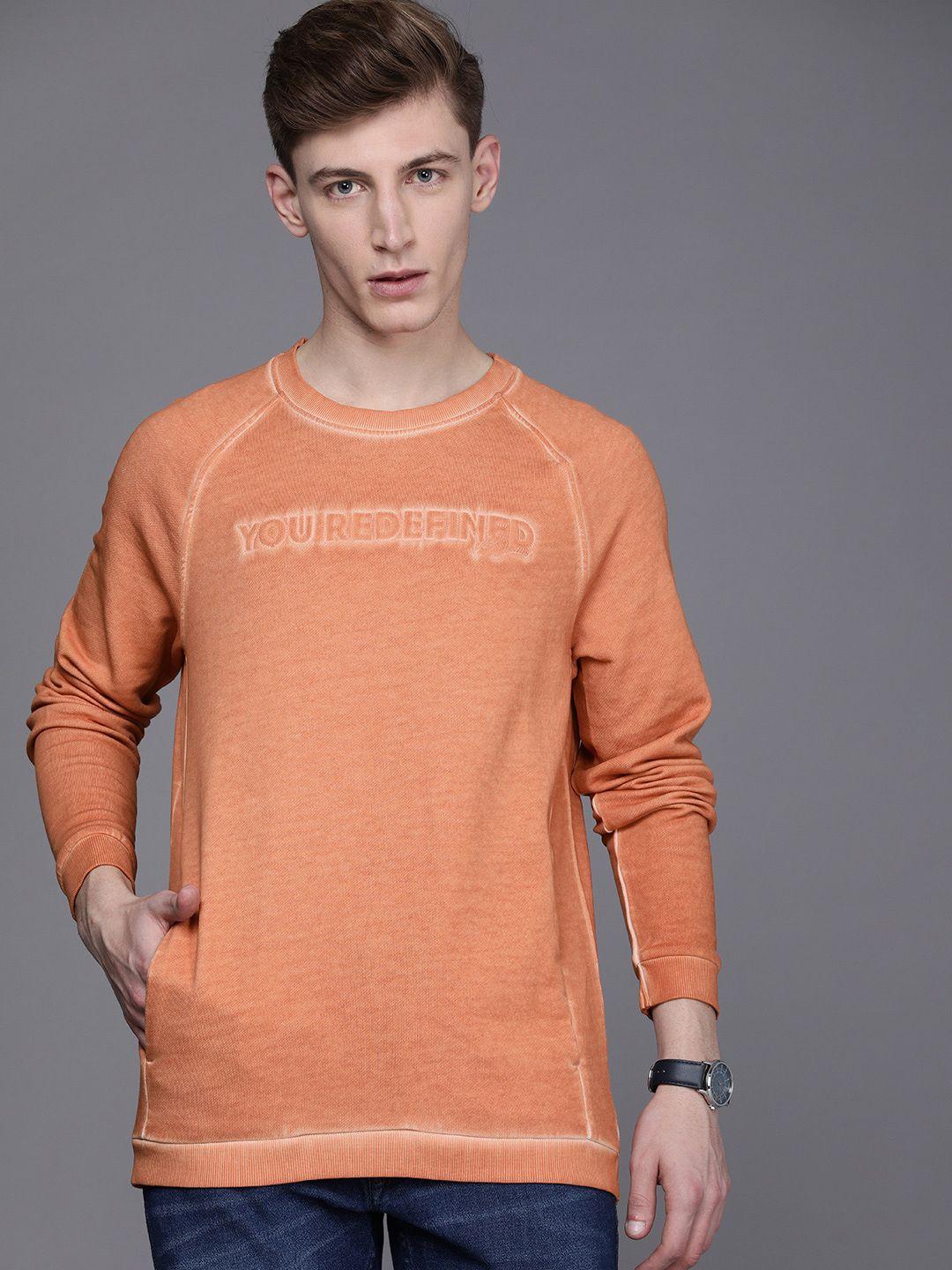 voi jeans men raglan sleeves pullover cotton sweatshirt