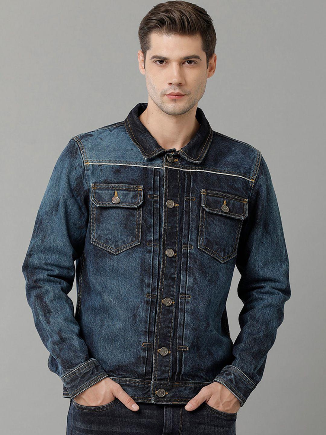 voi jeans washed pure cotton denim jacket