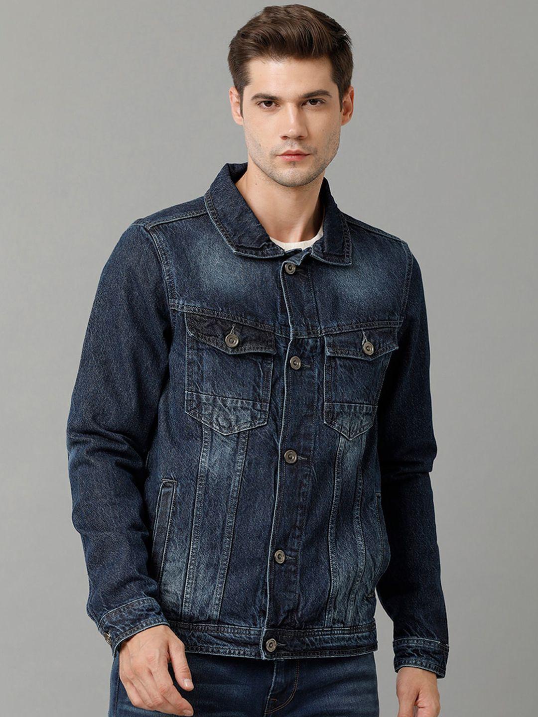 voi jeans washed pure cotton denim jacket