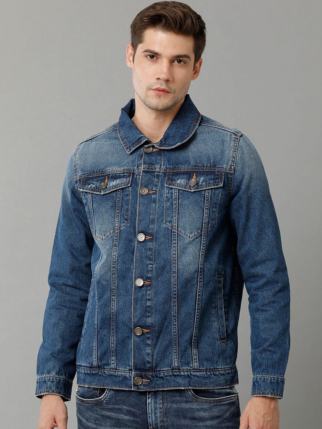 voi jeans washed pure cotton denim jacket