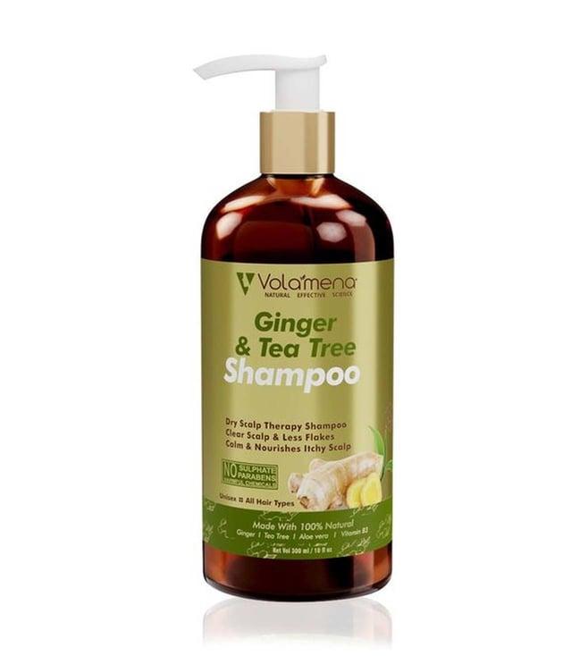 volamena ginger & tea tree shampoo - 300 ml