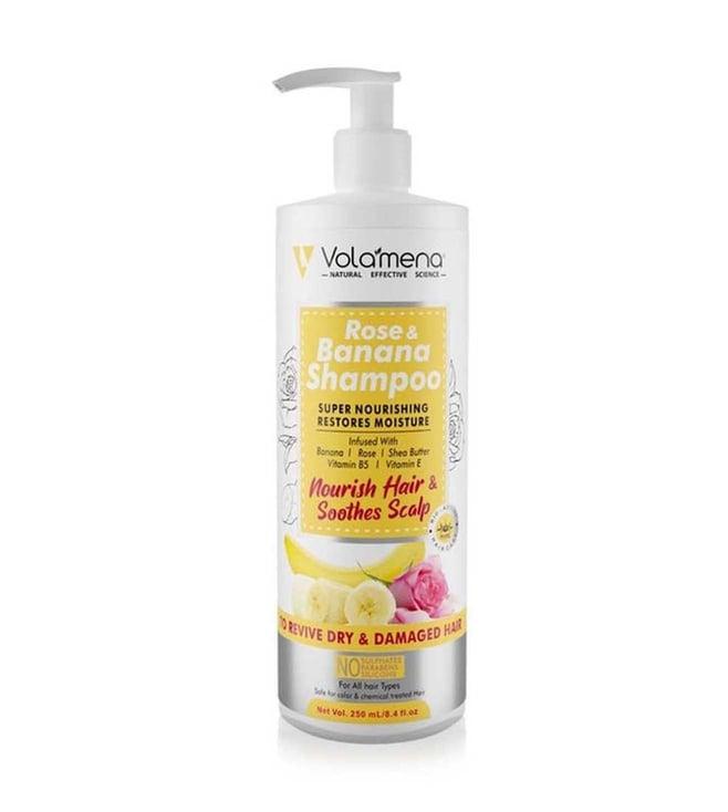 volamena rose & banana hair shampoo - 250 ml