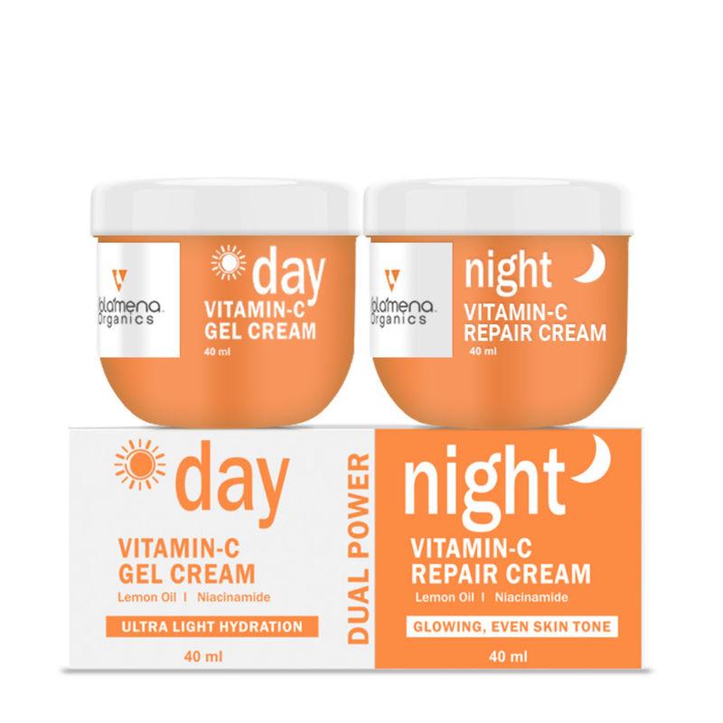 volamena vitamin c gel day & night repair cream combo