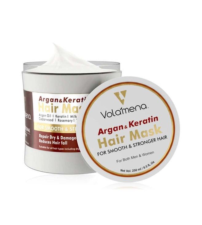 volamena argan oil & keratin repair hair mask - 250 ml