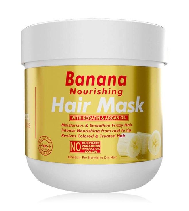 volamena banana nourishing hair mask - 200 ml