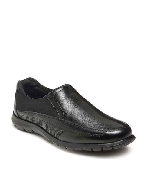 von wellx germany men's igor jet black casual slip-ons