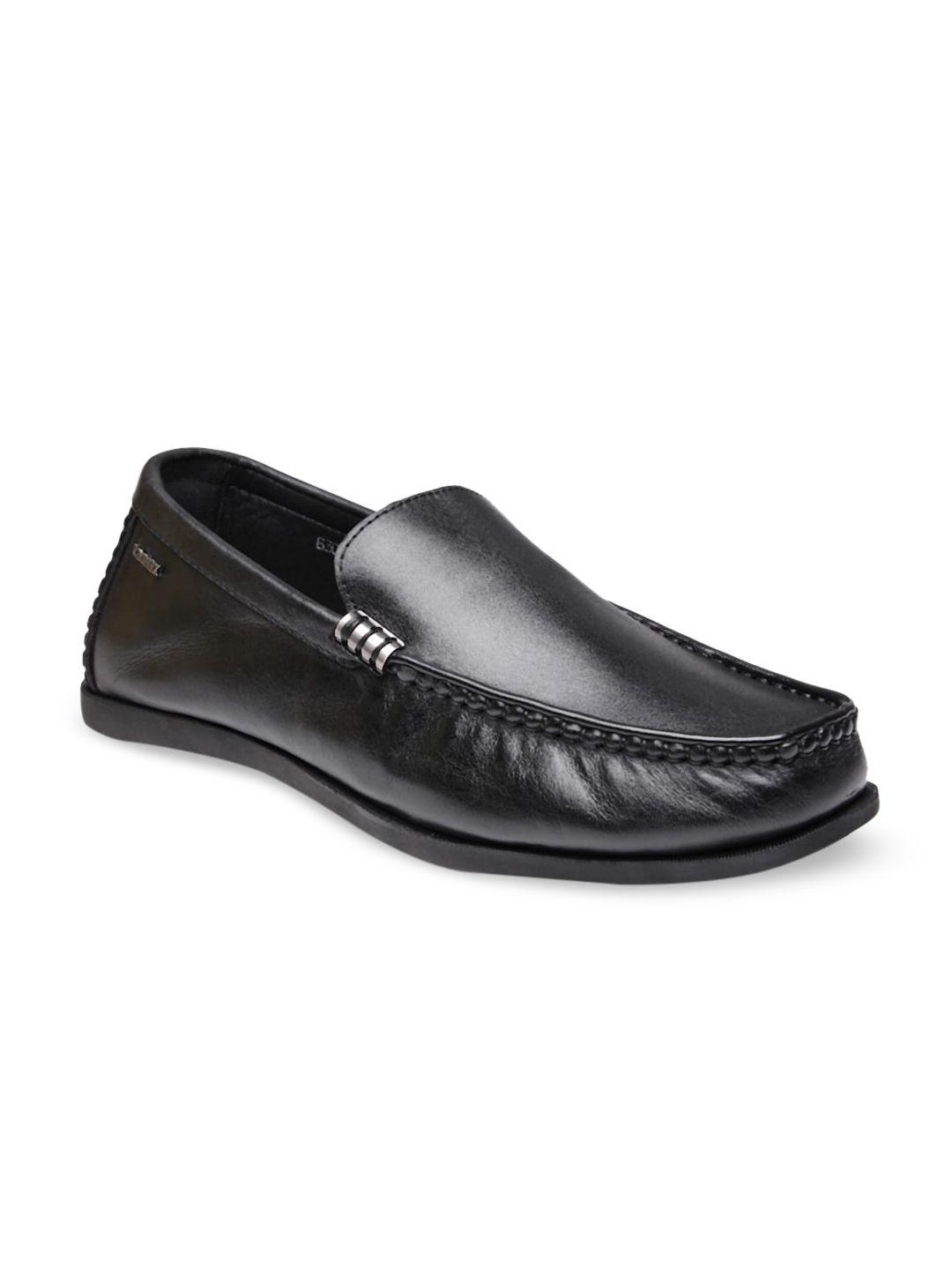 von wellx germany men black textured leather loafers
