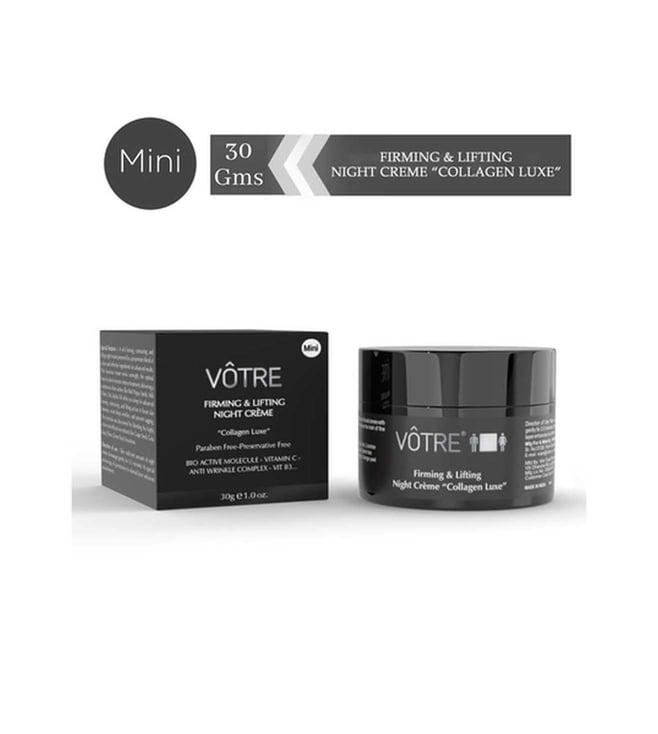 votre firming & lifting night creme collagen luxe mini - 30 gm