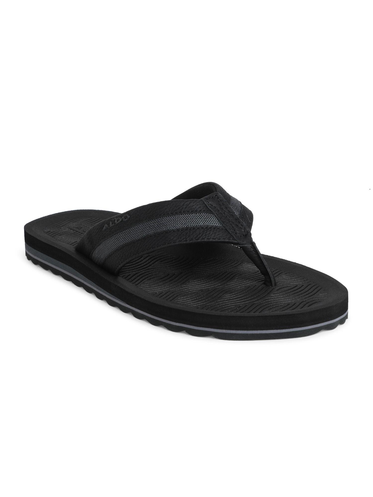 vovchenko synthetic black solid sandals