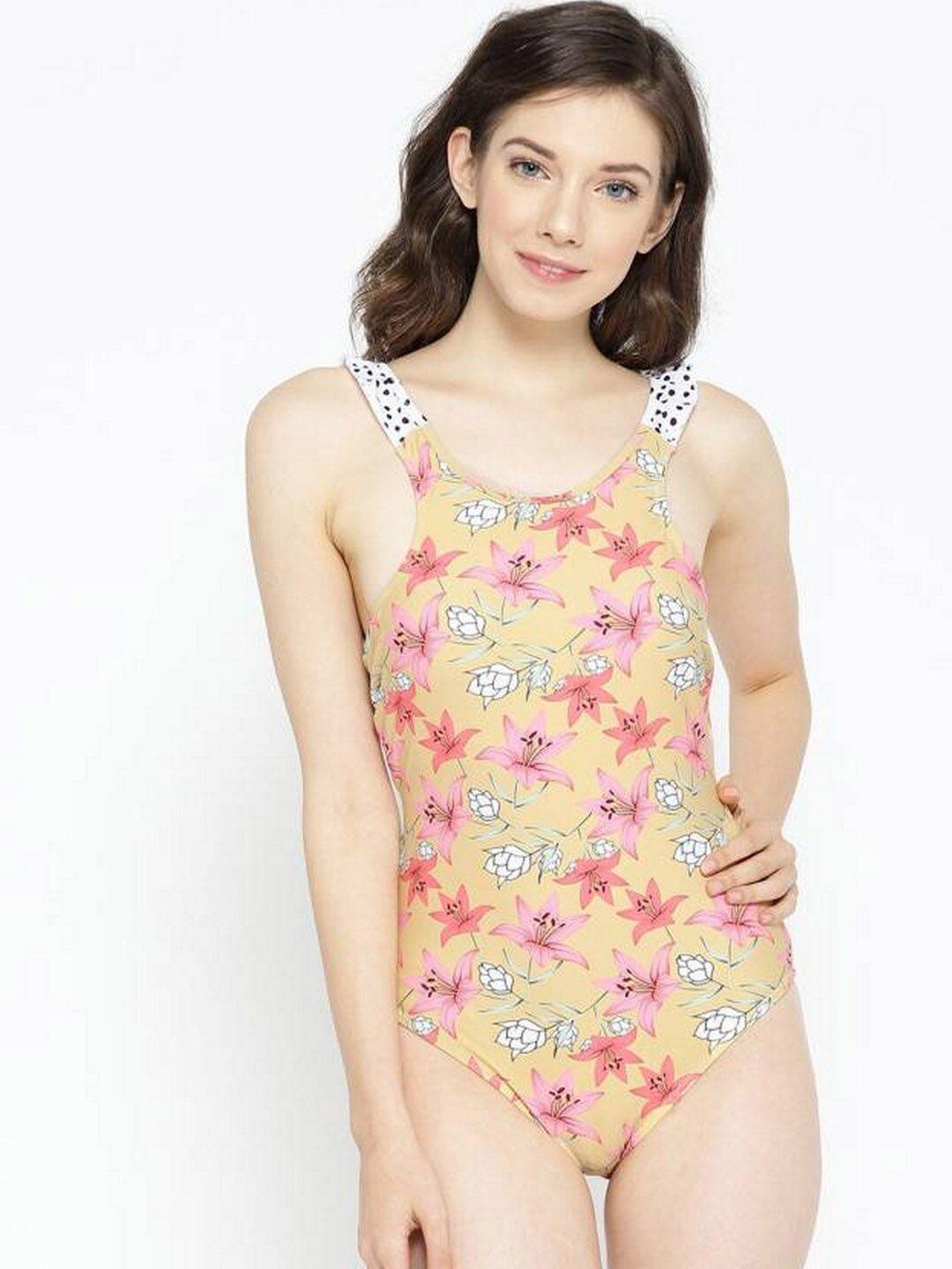 voxati women floral printed bodysuit