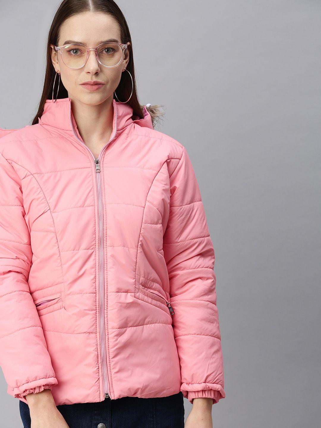 voxati women pink open front jacket